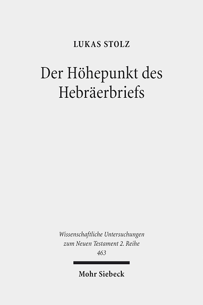 Der Höhepunkt des Hebräerbriefs main product photo