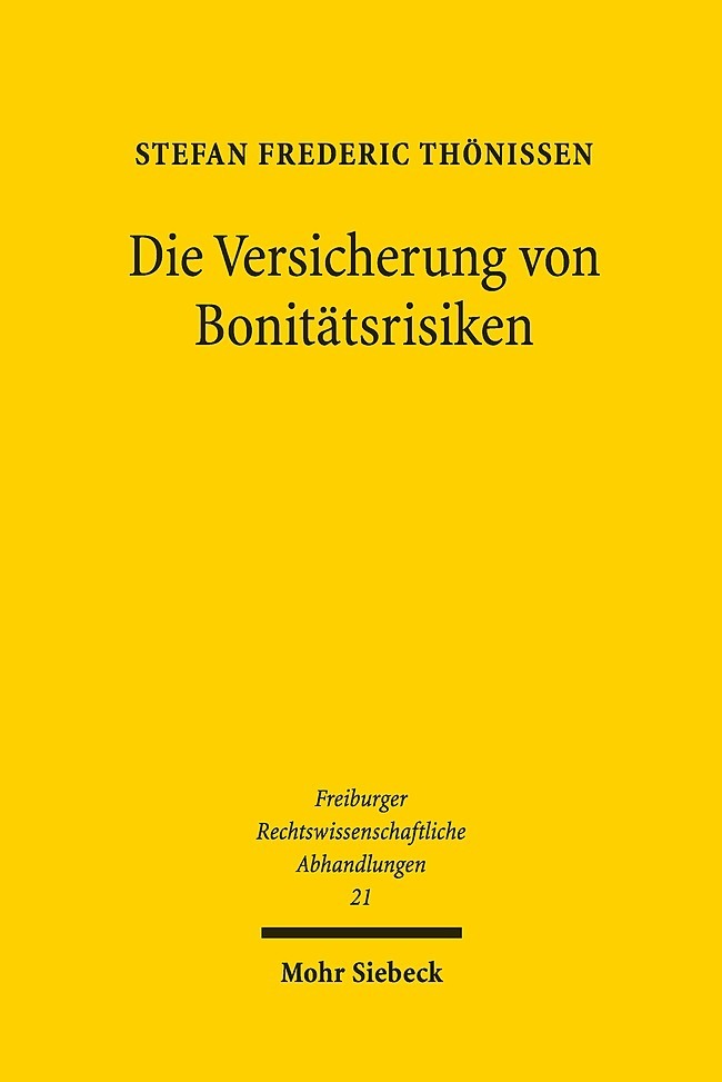 Die Versicherung von Bonitätsrisiken main product photo