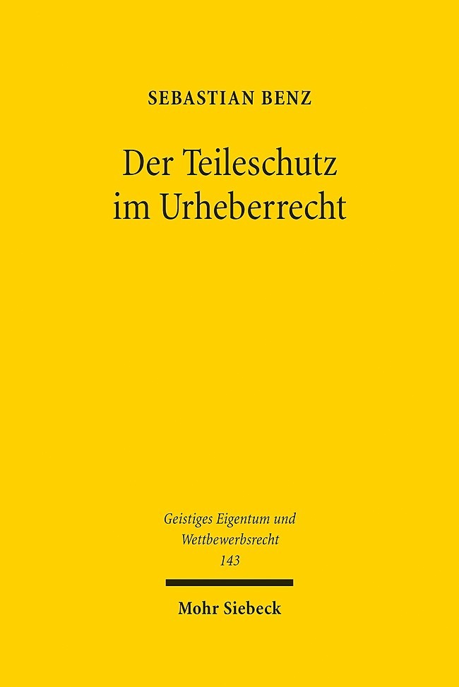 Der Teileschutz im Urheberrecht main product photo