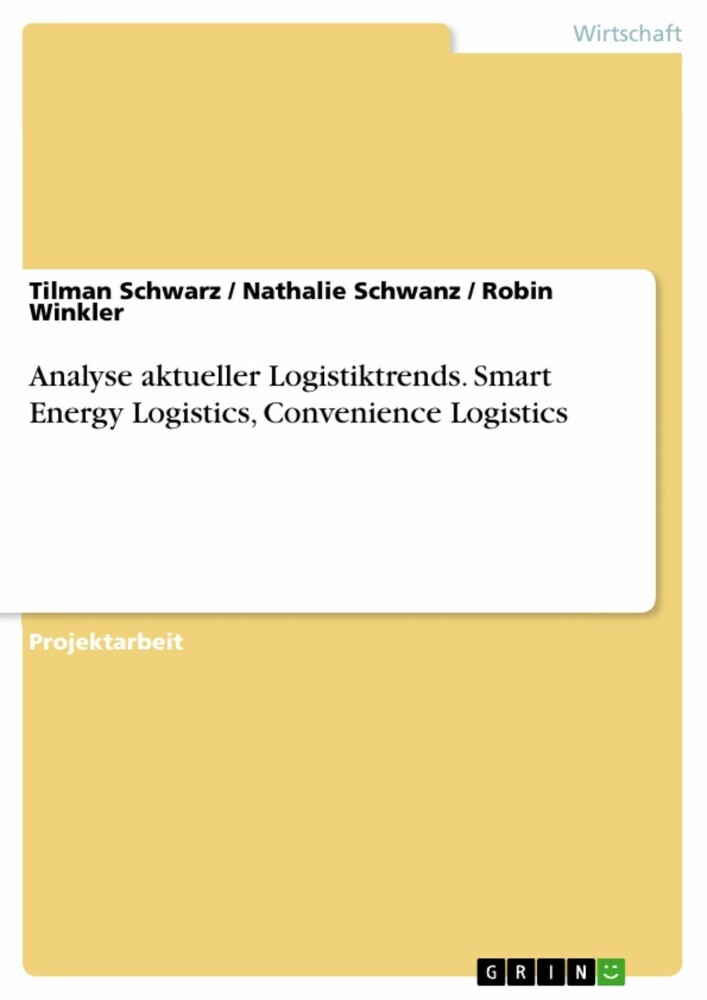 Analyse aktueller Logistiktrends. Smart Energy Logistics, Convenience Logistics main product photo