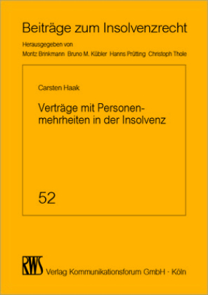 Verträge mit Personenmehrheiten in der Insolvenz