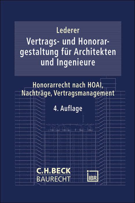 Vertrags- und Honorargestaltung für Architekten und Ingenieure main product photo