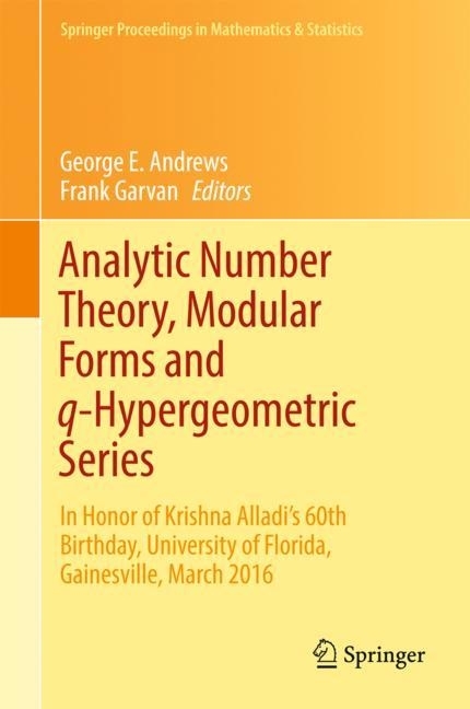 Analytic Number Theory, Modular Forms and q-Hypergeometric Series main product photo