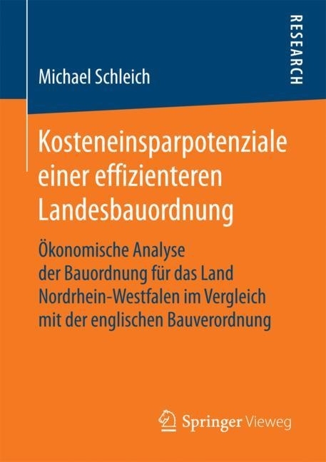 Kosteneinsparpotenziale einer effizienteren Landesbauordnung main product photo
