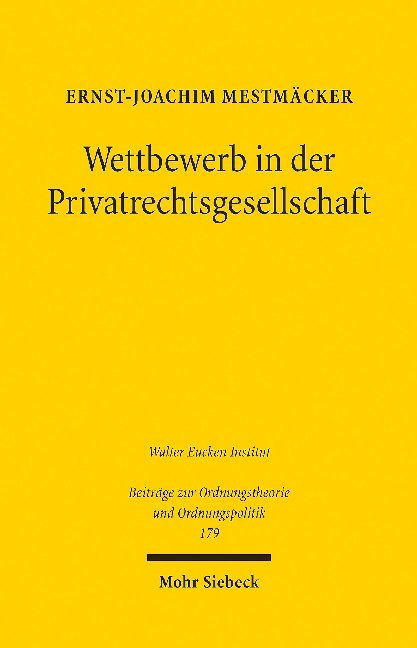 Wettbewerb in der Privatrechtsgesellschaft main product photo