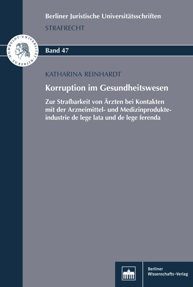 Korruption im Gesundheitswesen main product photo