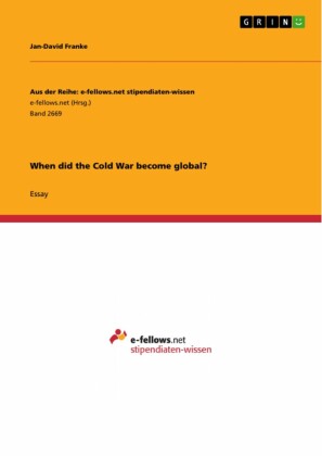 When did the Cold War become global?