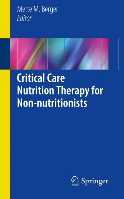Critical Care Nutrition Therapy for Non-nutritionists main product photo