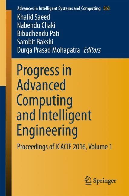 Progress in Advanced Computing and Intelligent Engineering main product photo