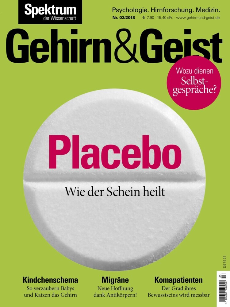 Gehirn&Geist 3/2018 Placebo main product photo