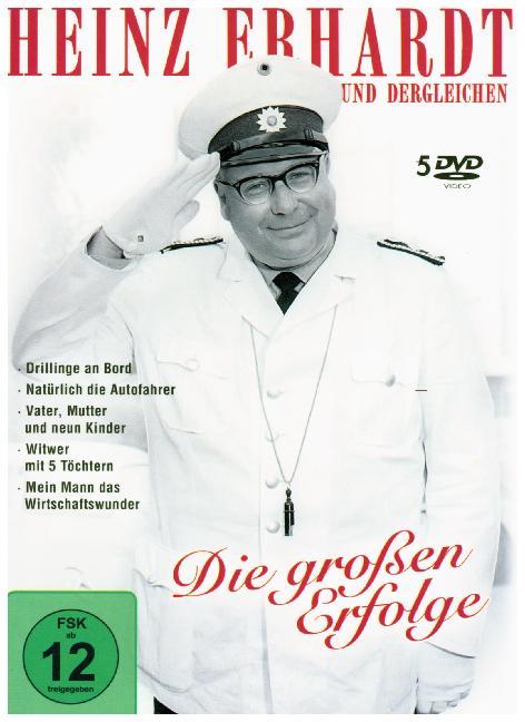 Heinz Erhardt - Die großen Erfolge, 5 DVDs main product photo