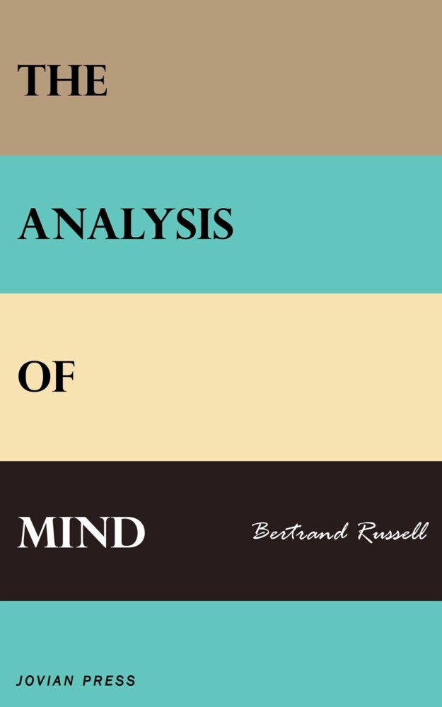 The Analysis of Mind main product photo