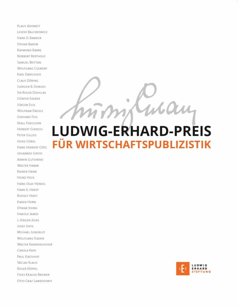 Ludwig-Erhard-Preis für Wirtschaftspublizistik main product photo