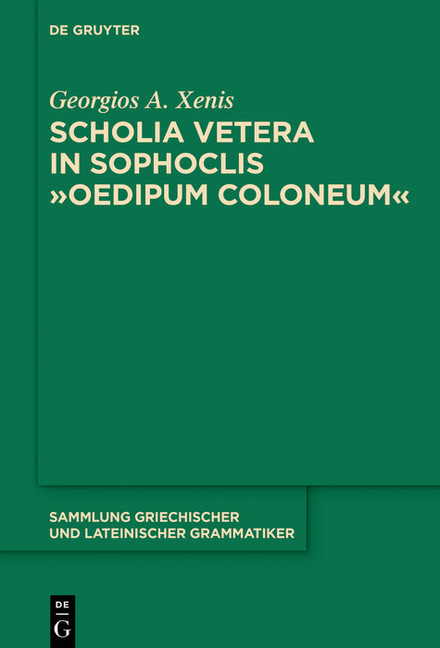 Scholia vetera in Sophoclis 'Oedipum Coloneum' main product photo