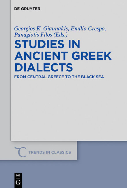 Studies in Ancient Greek Dialects main product photo