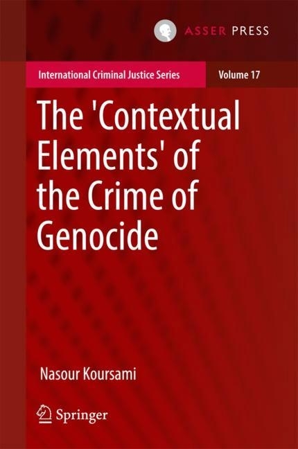 The 'Contextual Elements' of the Crime of Genocide main product photo