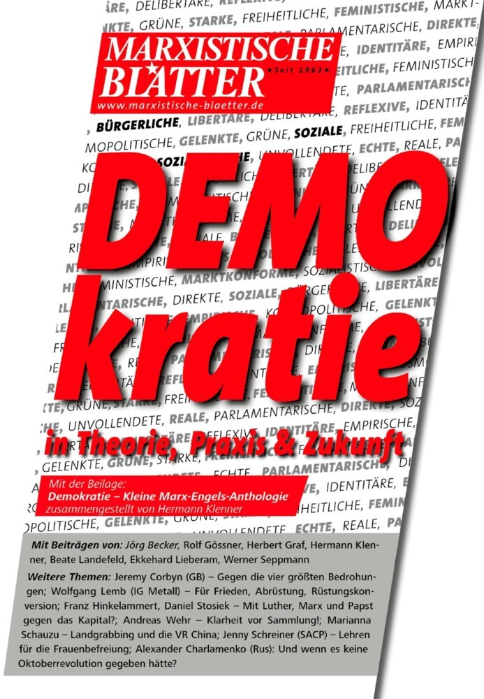 DEMOKRATIE in Theorie, Praxis und Zukunft main product photo