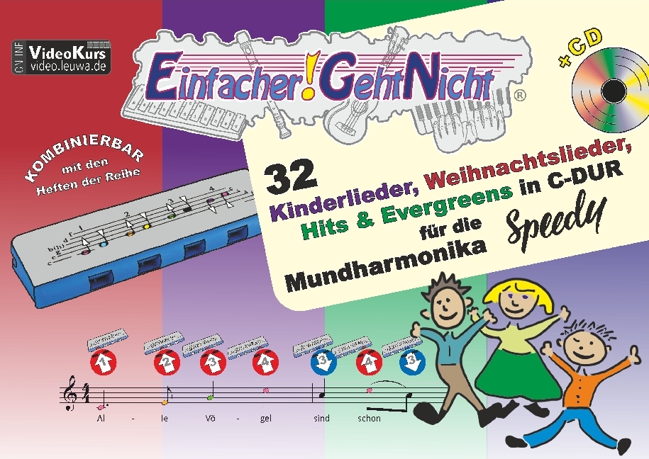 Einfacher!-Geht-Nicht, für die Mundharmonika SPEEDY®, m. 1 Audio-CD main product photo