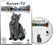 Katzen-TV - Fernsehen für Fellnasen. Tl.1, 1 DVD-Video