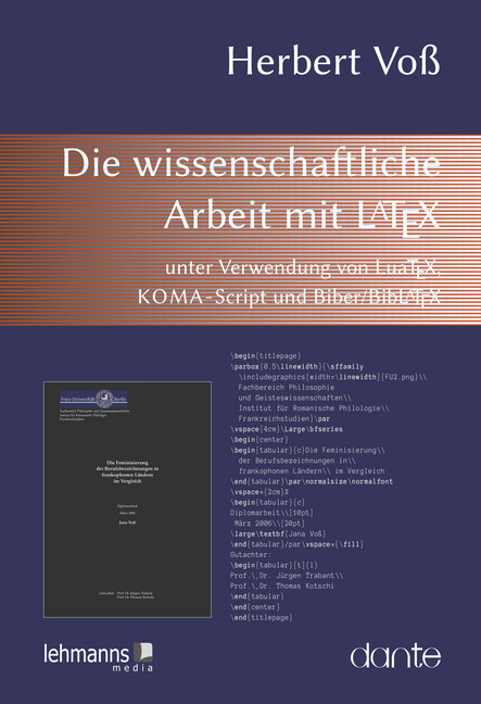 Die wissenschaftliche Arbeit mit LaTeX main product photo