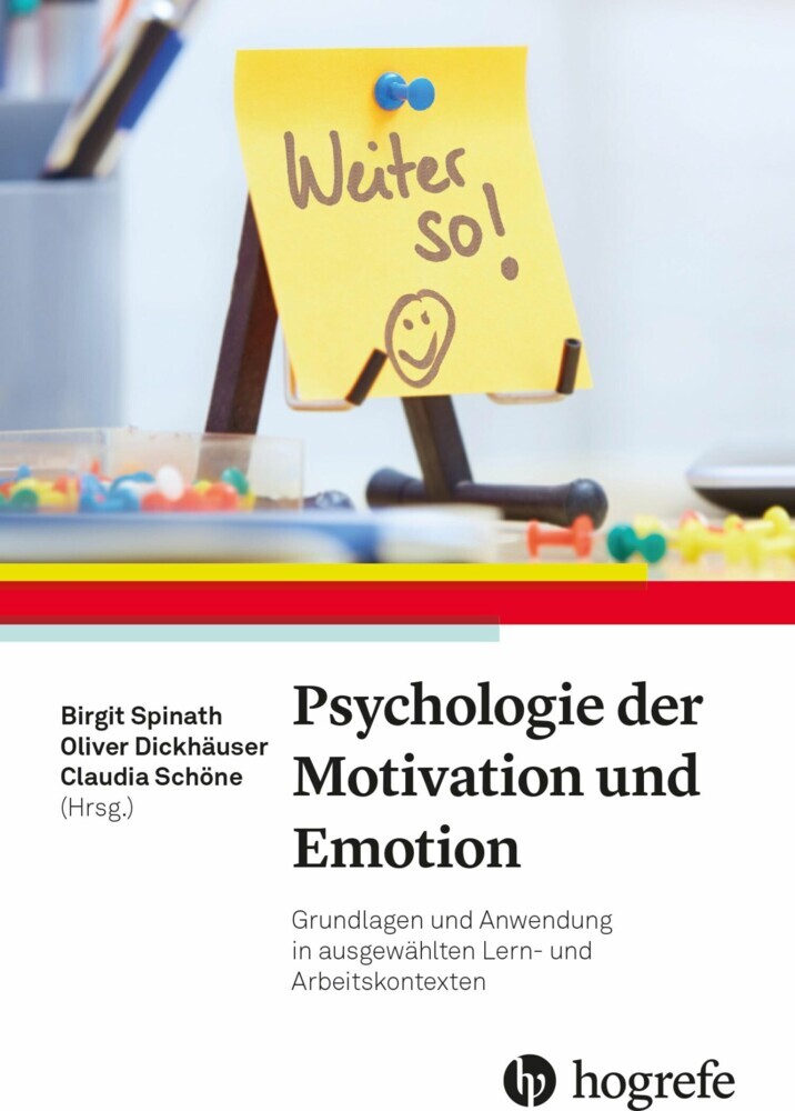 Psychologie der Motivation und Emotion main product photo