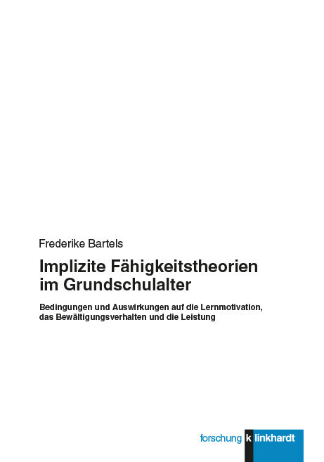 Implizite Fähigkeitstheorien im Grundschulalter main product photo