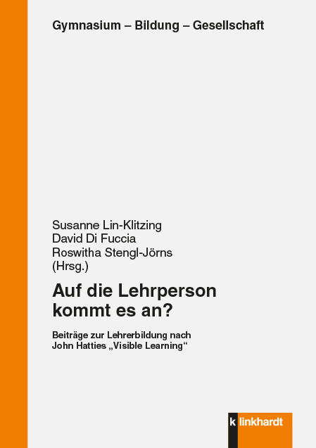 Auf die Lehrperson kommt es an? main product photo