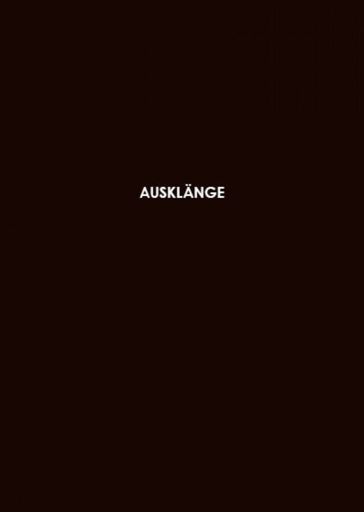 Ausklänge main product photo