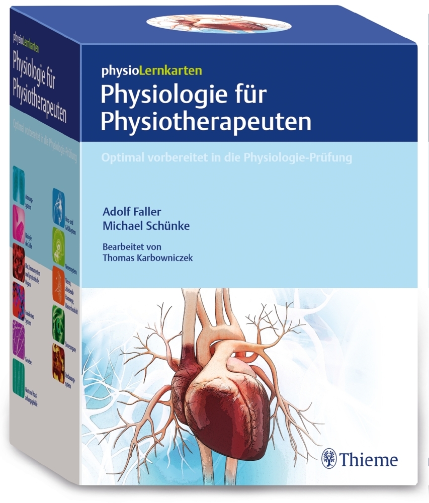 physioLernkarten - Physiologie für Physiotherapeuten main product photo
