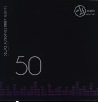 Deluxe Schallplatten Innenhüllen Antistatisch Weiß 90 gr - 50 Stück