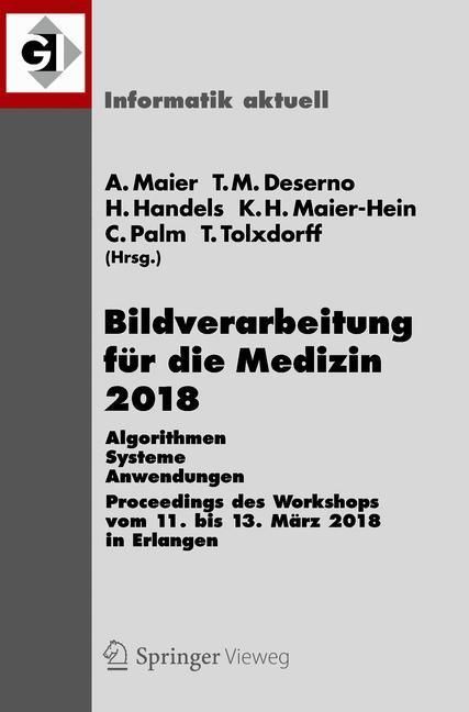 Bildverarbeitung für die Medizin 2018 main product photo