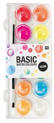 Basic Neon Wasserfarbe