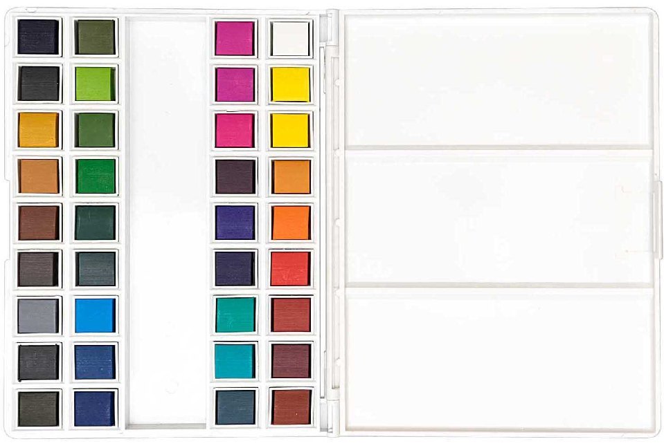Aquarellfarben, 36 x 1/2 Näpfchen main product photo