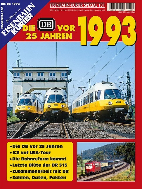 Die DB vor 25 Jahren - 1993 main product photo