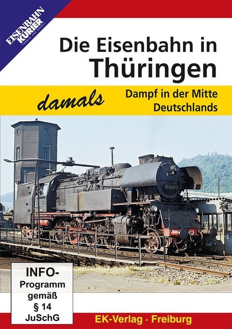 Die Eisenbahn in Thüringen - damals, 1 DVD-Video main product photo