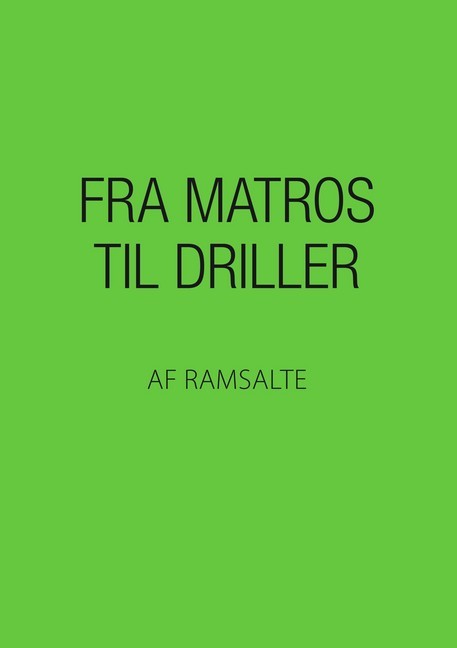 Fra matros til driller main product photo