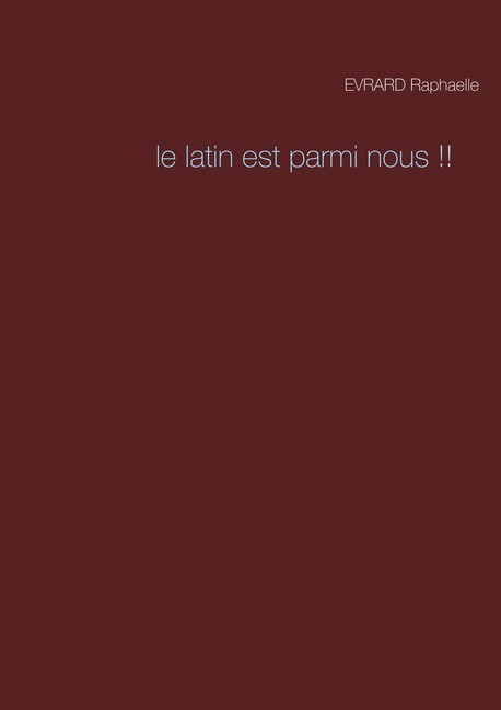 Le latin est parmi nous !! main product photo