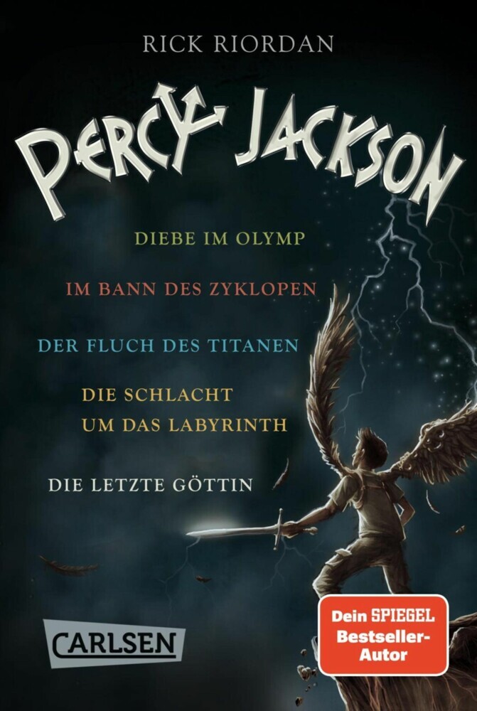 Percy Jackson: Percy Jackson und die griechischen Monster - Band 1-5 der mythischen Fantasy-Buchreihe in einer E-Box! main product photo