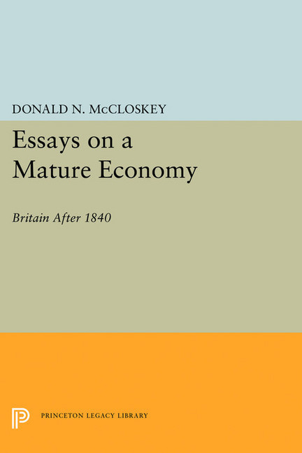Essays on a Mature Economy main product photo