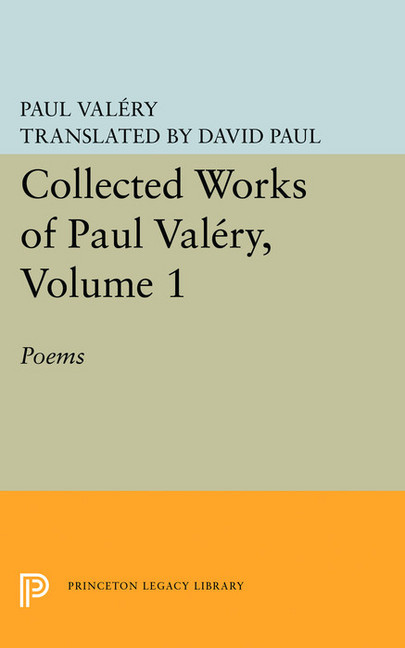 Collected Works of Paul Valery, Volume 1 main product photo