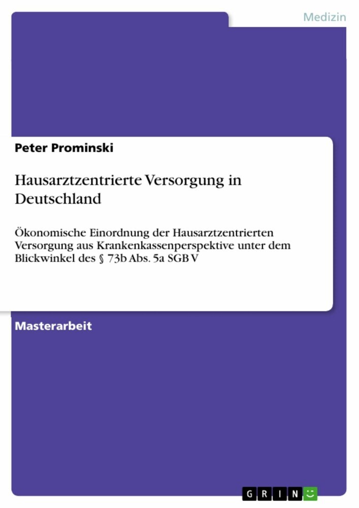 Hausarztzentrierte Versorgung in Deutschland main product photo