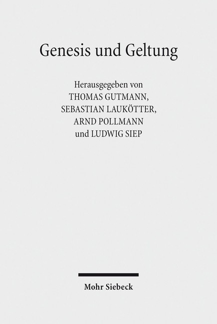 Genesis und Geltung main product photo
