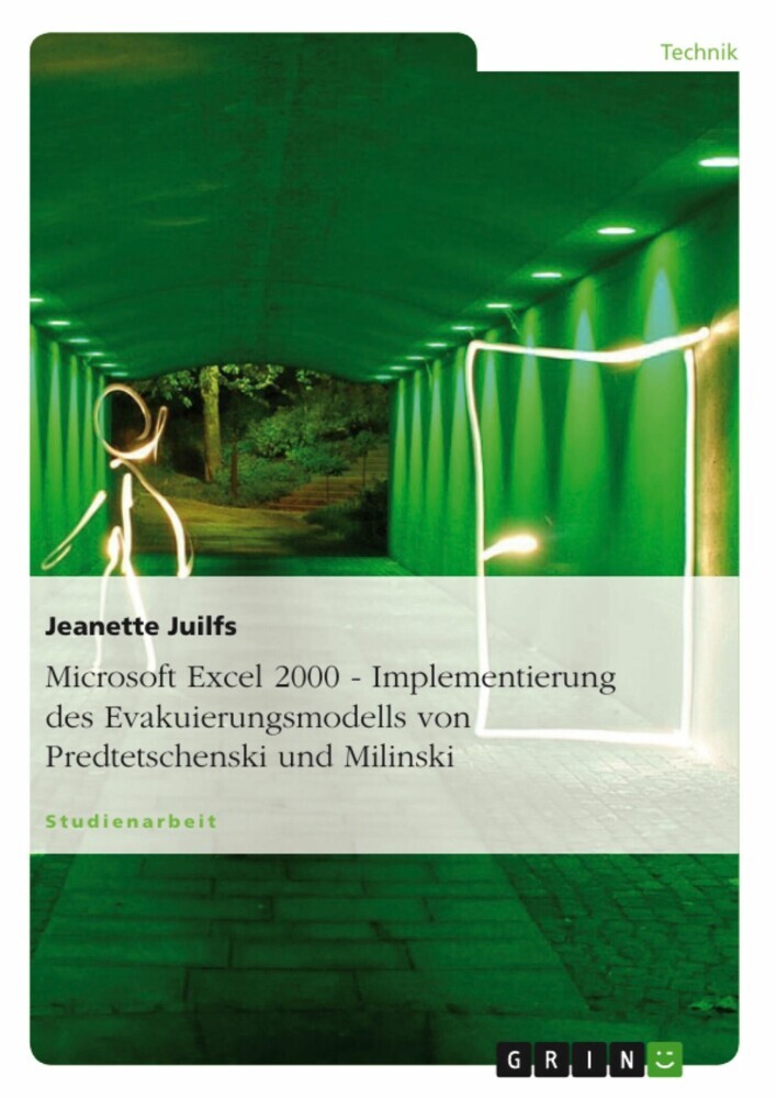 Microsoft Excel 2000 - Implementierung des Evakuierungsmodells von Predtetschenski und Milinski main product photo