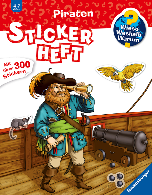 Wieso? Weshalb? Warum? Stickerheft - Piraten main product photo