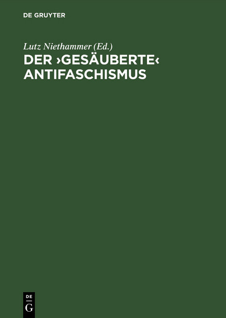 Der ?gesäuberte? Antifaschismus main product photo