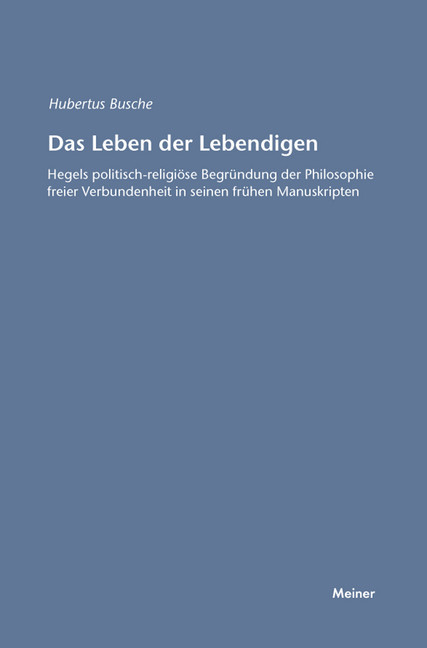 Das Leben der Lebendigen main product photo