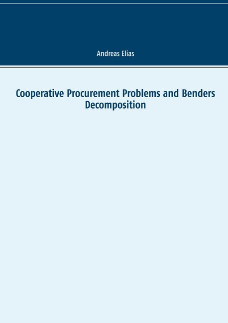 Cooperative Procurement Problems and Benders Decomposition main product photo