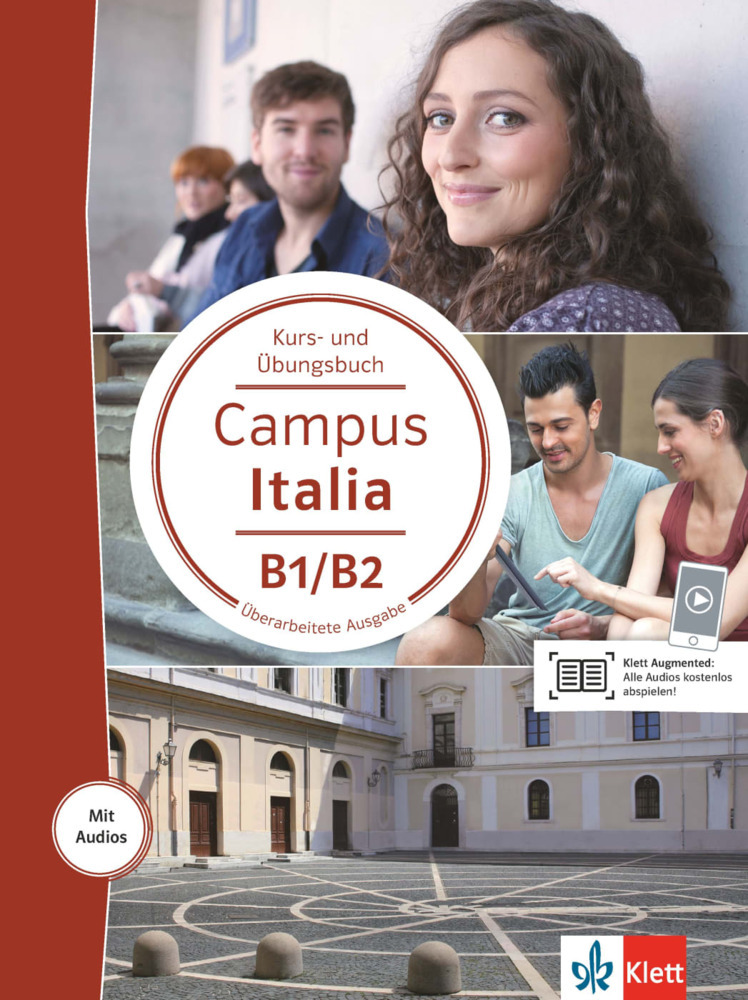 Campus Italia Kurs- und Übungsbuch B1/B2 mit Audios für Smartphone/Tablet main product photo