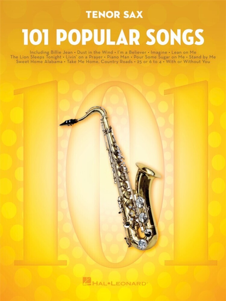 101 Popular Songs -For Tenor Saxophone- main product photo