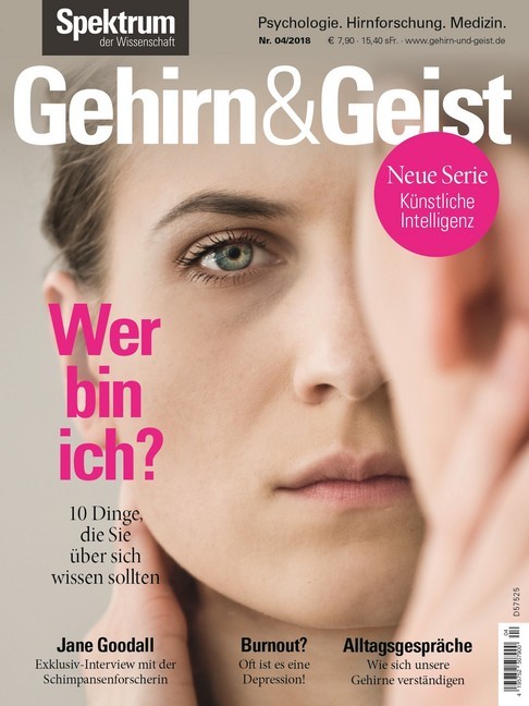 Gehirn&Geist 4/2018 Wer bin Ich? main product photo